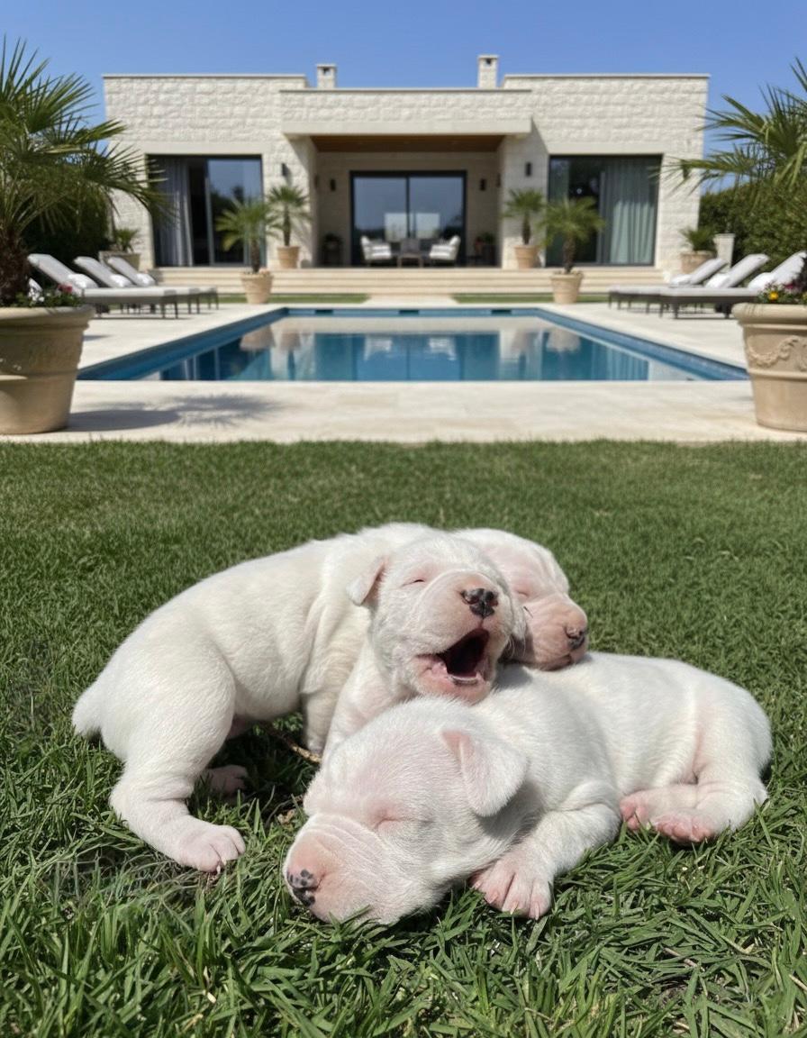 Yavru Dogo argentinolar